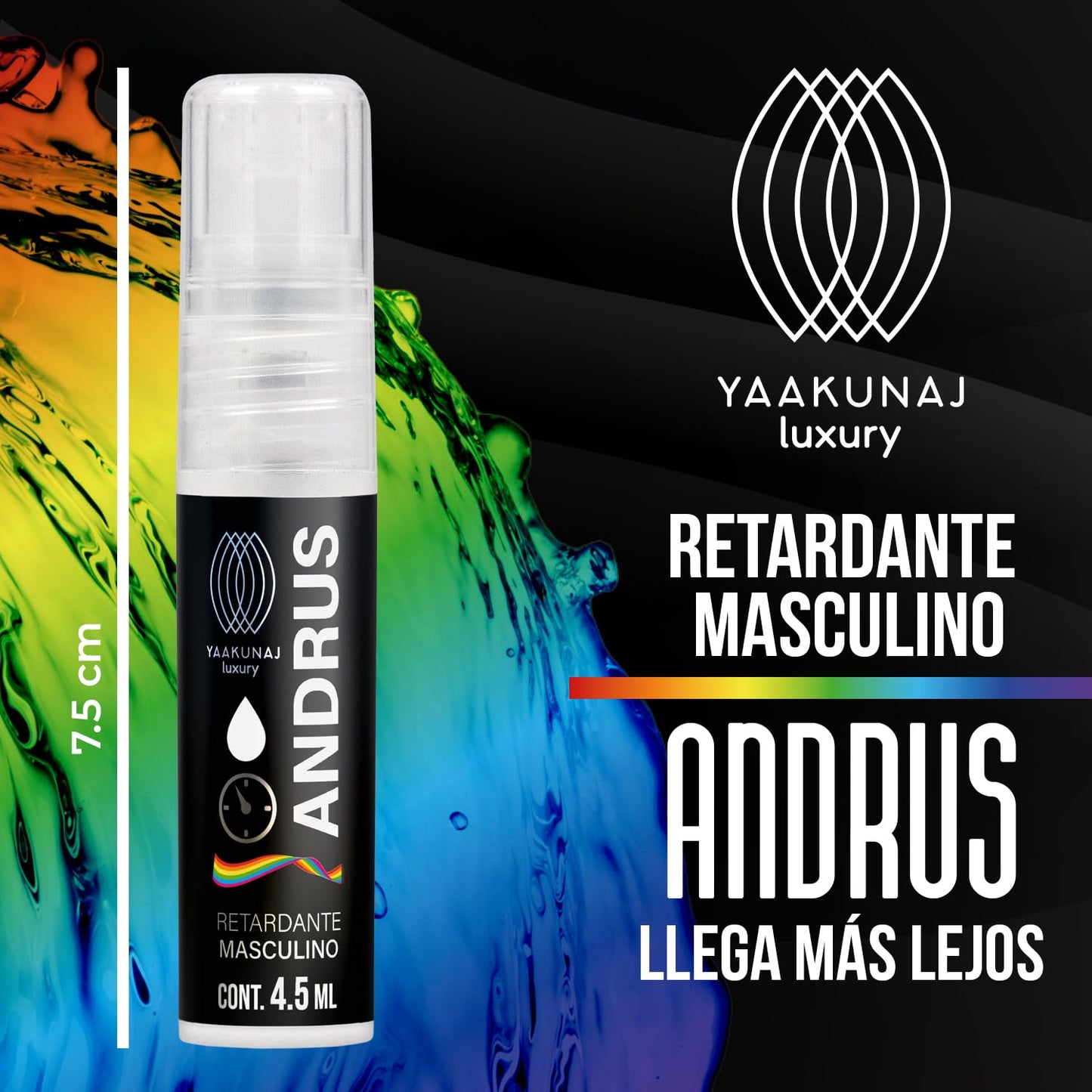 Spray Retardador Andrus Yaakunaj Luxury Pride 4.5ml