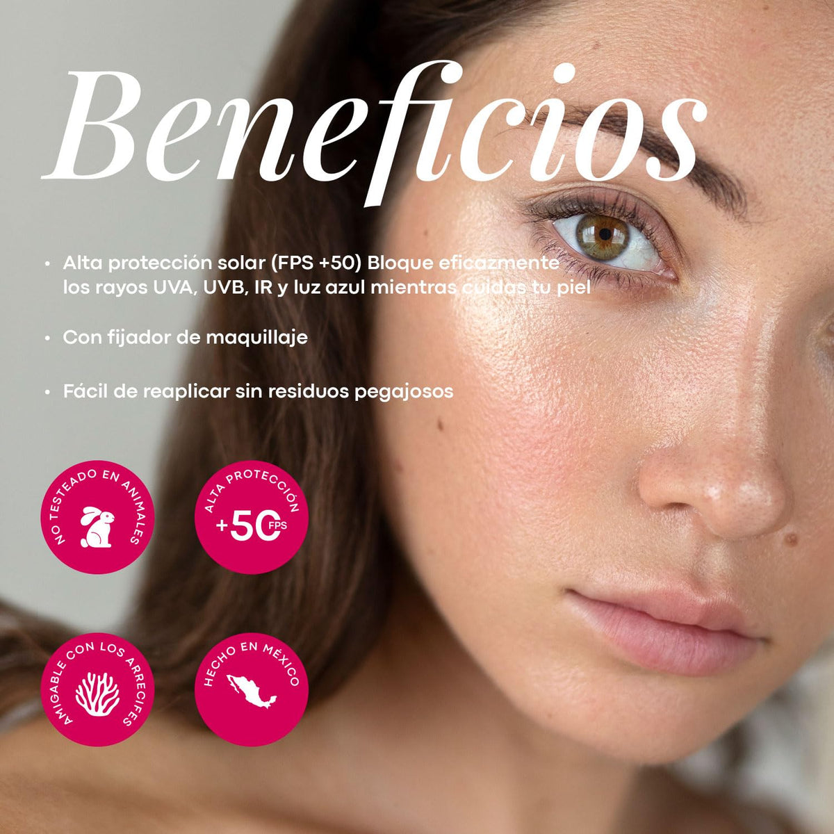 Bruma Facial Emotions Labs FPS 50+ Luminoso con Vitamina E y Tomatillo para Todo Tipo de Piel