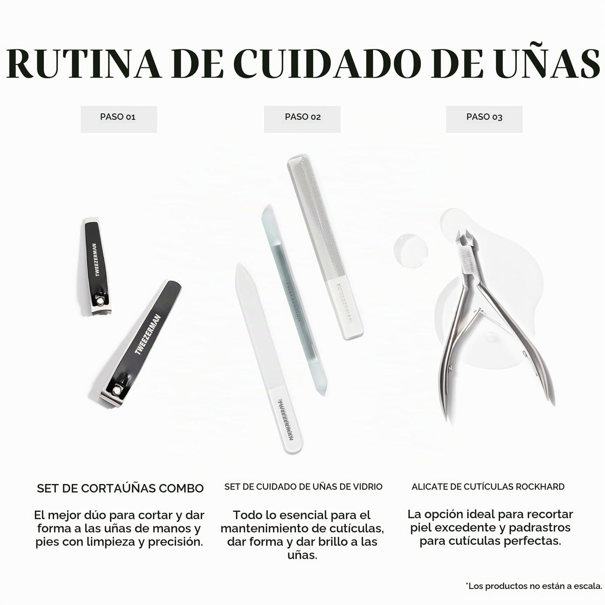 Tweezerman Glass Nailcare Set