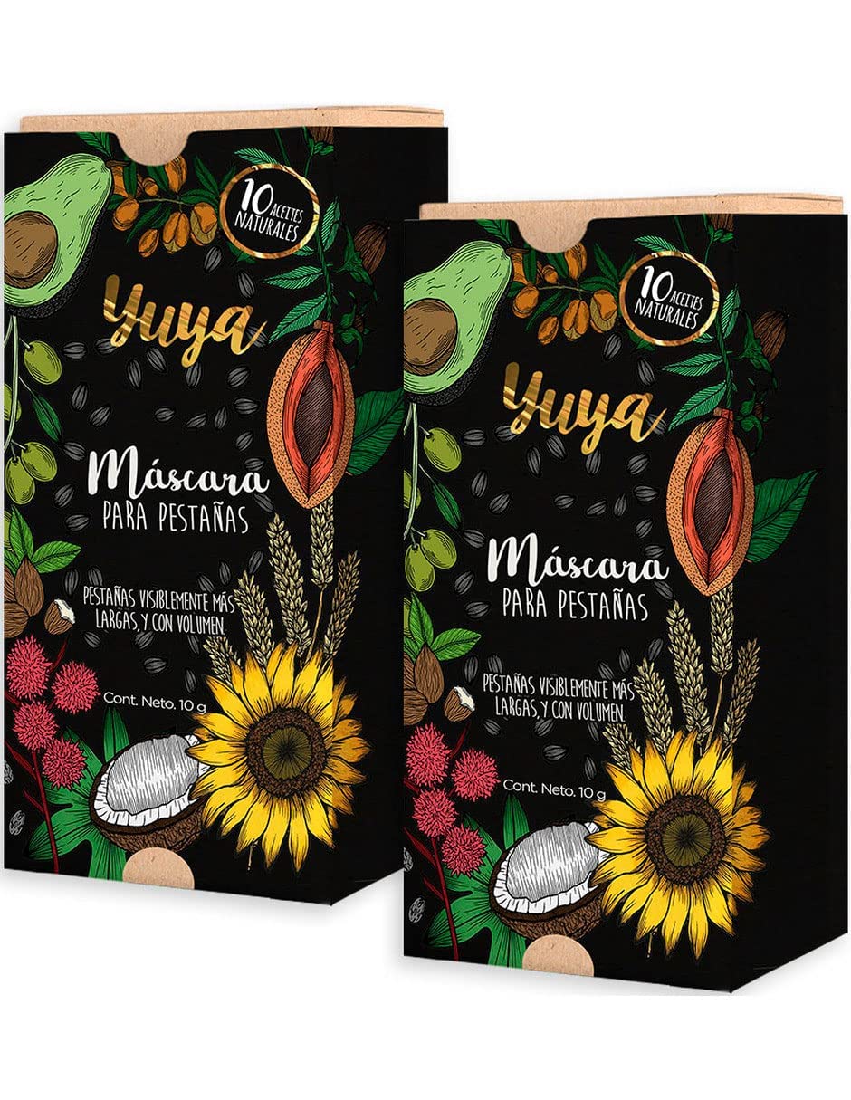 Yuya - Pack 2 Máscaras para pestañas 10 aceites naturales