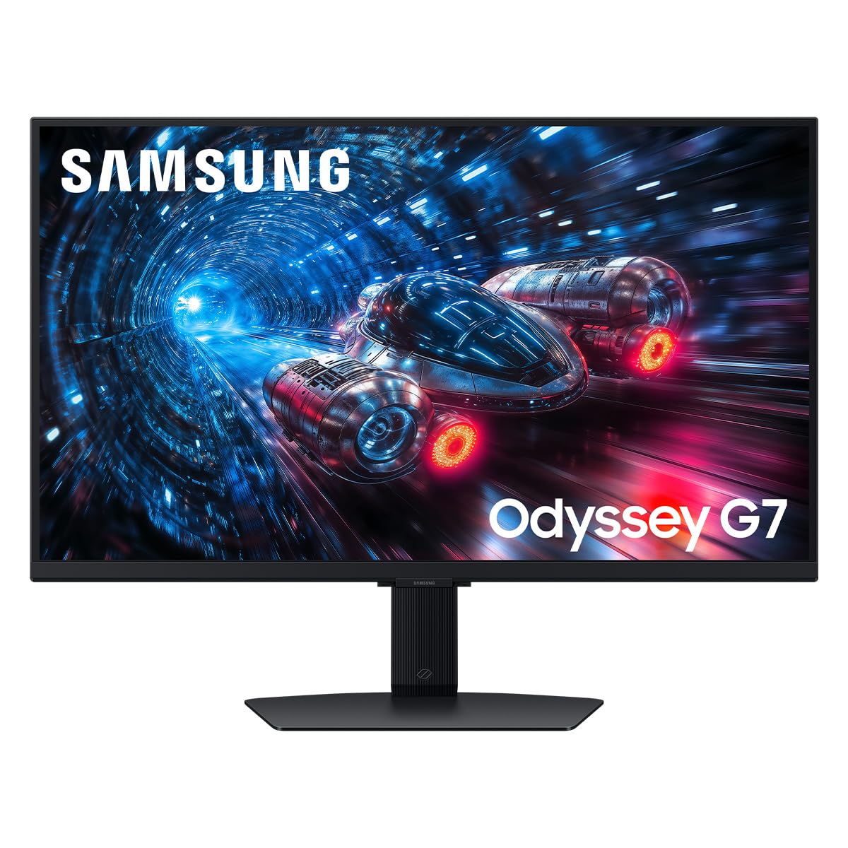 Samsung Monitor Odyssey G7 27'' 360Hz 4K UHD (3840x2160), Gaming Monitor LS27FG702ELXZX, Tiempo de Respuesta de 0.01ms (GtG), FreeSync Premium VA Panel USB-C