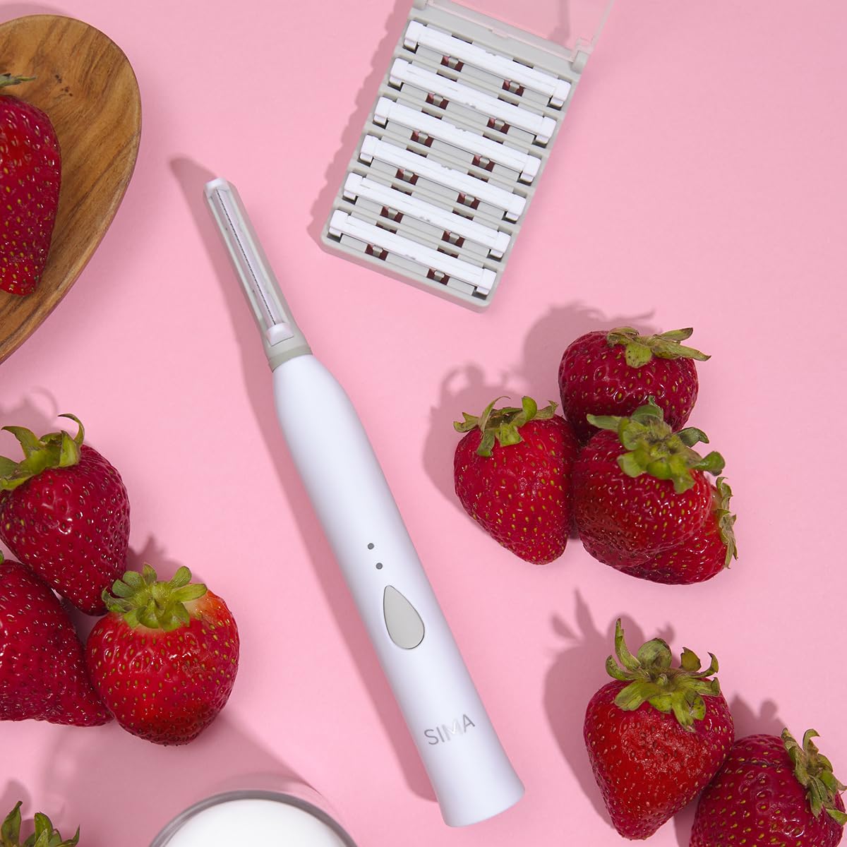 Kit de repuesto de Spa Sciences SIMA para herramienta de dermaplaning sónica para damas – Pro Dermaplane máquinas reemplazos para un aspecto impecable – Dermatológicamente recomendado