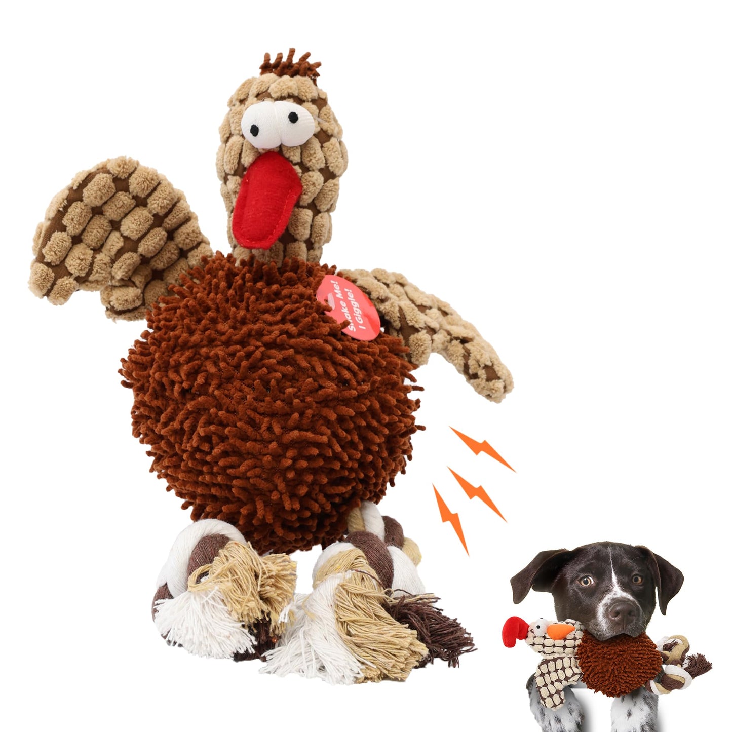 Juguete para Perros Ethical Pets Pollo Gigglers Multicolor