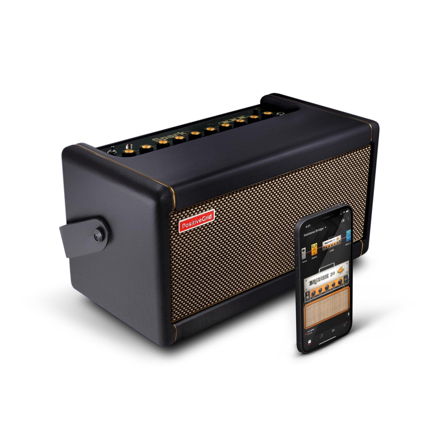Positive Grid Amplificador de Guitarra, Eléctrica, Bajo y Guitarra Acústica, Amplificador Combo de 40 Watts, App Móvil.