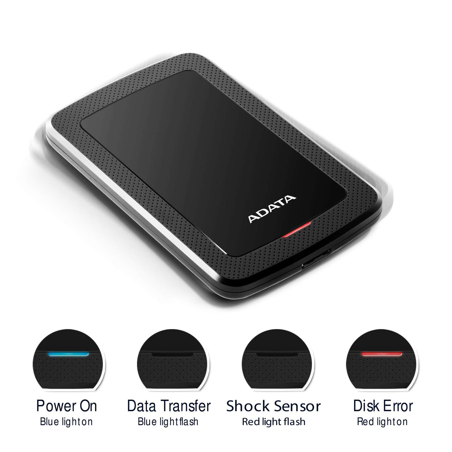 Disco Duro Externo ADATA Blanco Ultra Delgado USB 3.1 2 TB HDD