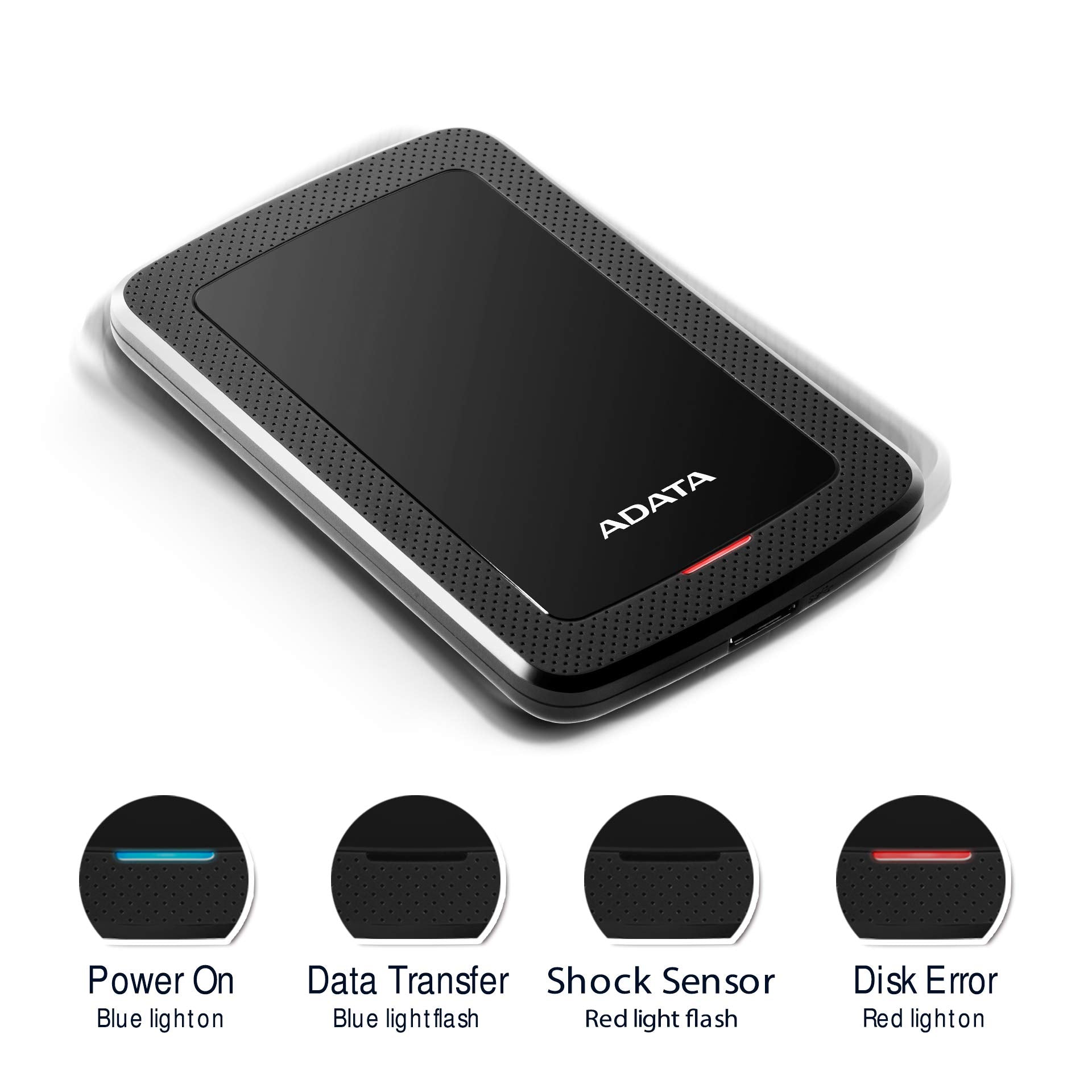 Disco Duro Externo ADATA Blanco Ultra Delgado USB 3.1 2 TB HDD