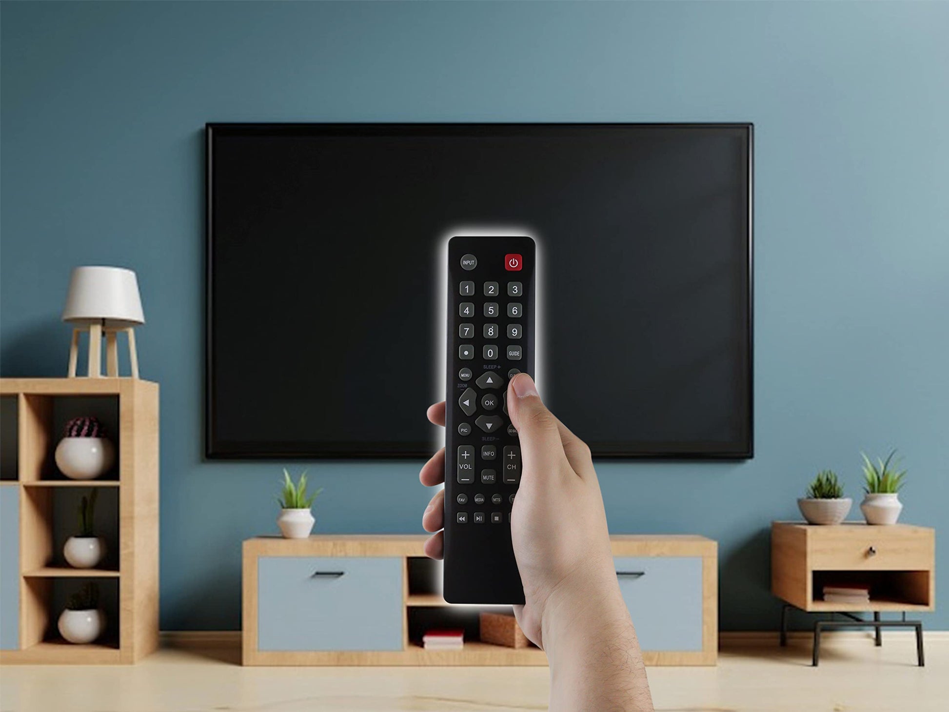 Control Compatible con HKPRO Y ATVIO L32hdm12 Pantalla Led LCD