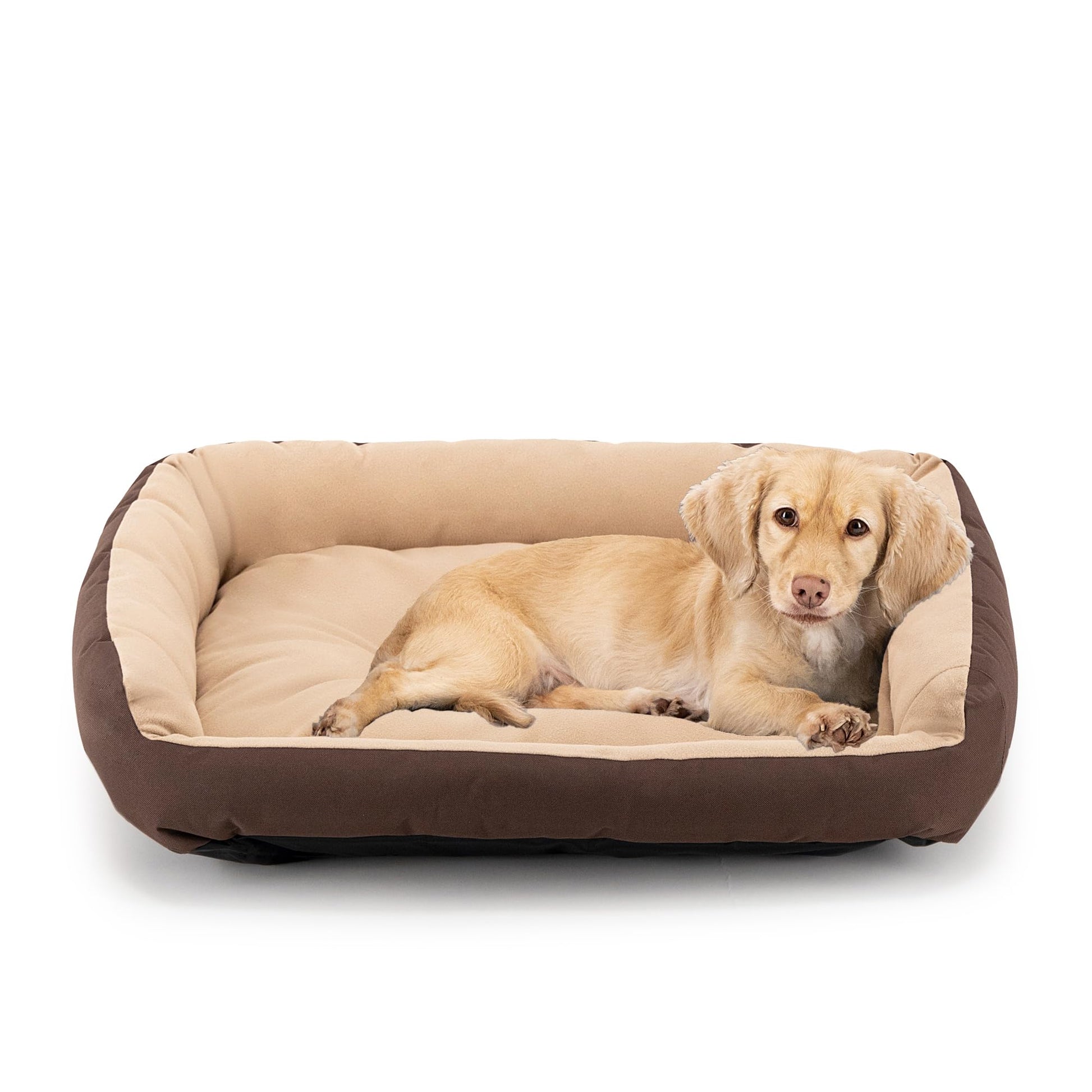 Cama para Perro Hills Cafe Beige Resistente y Confortable con Relleno Suave