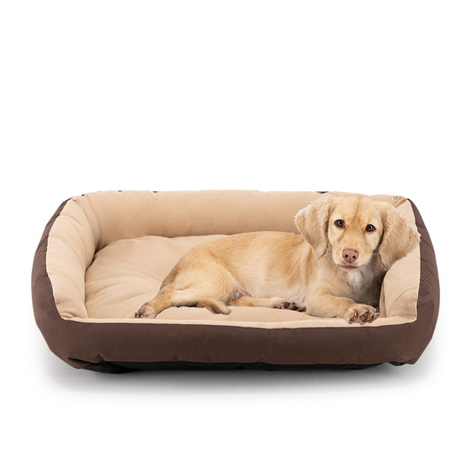 Cama para Perro Hills Cafe Beige Resistente y Confortable con Relleno Suave