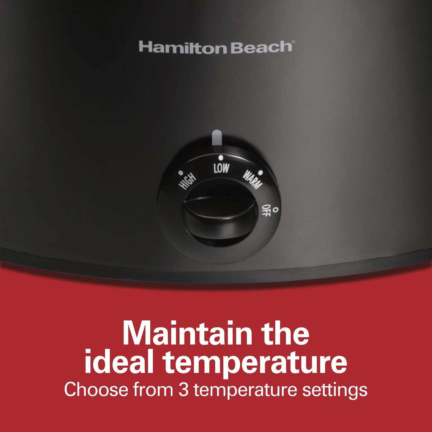 Hamilton Beach Stay or Go - Olla de cocción lenta portátil con cerradura de tapa, apta para lavaplatos, 6 cuartos de galón, color negro 33261