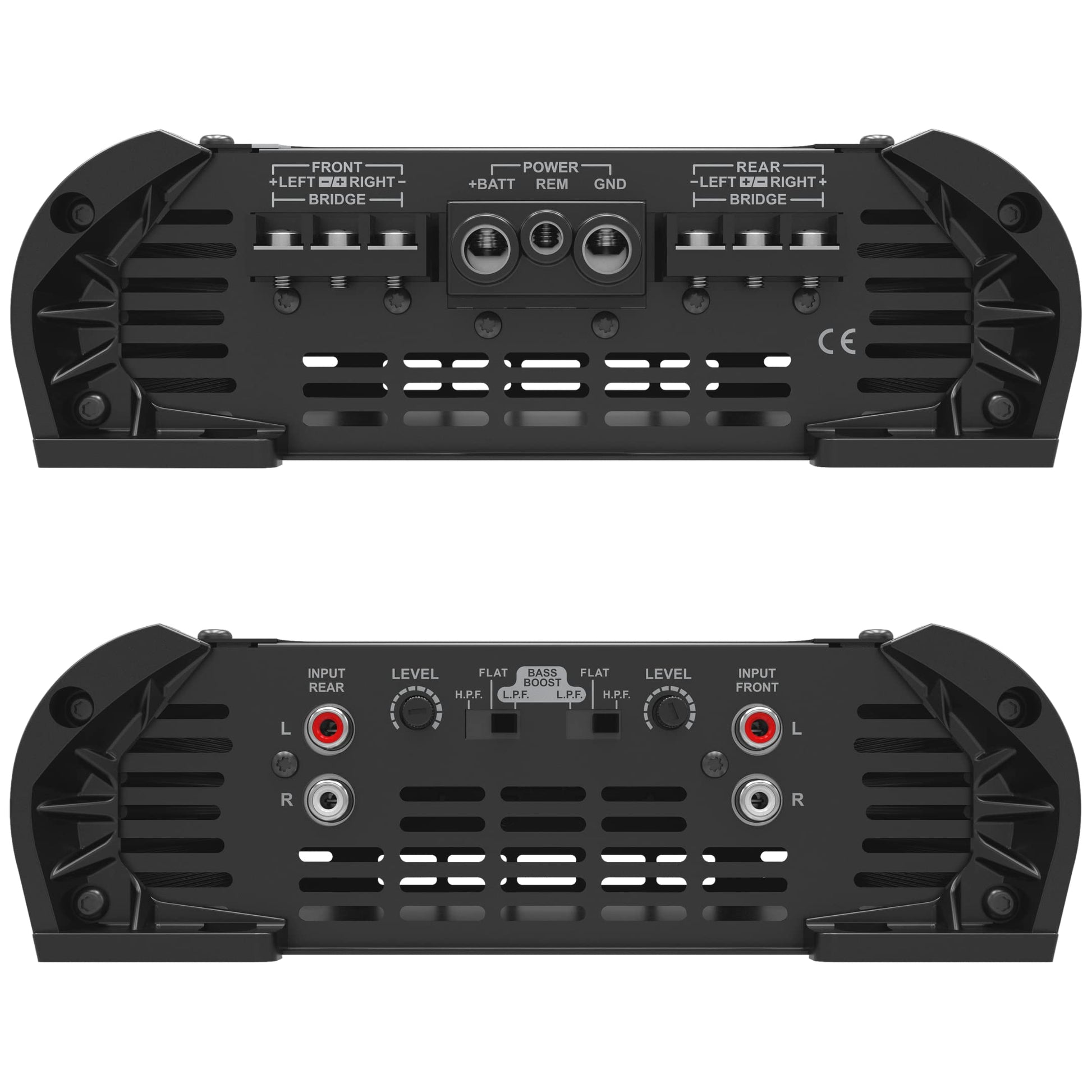 Amplificador de Audio Estéreo Multicanal Stetsom HL 1200.4, 1.2K Vatios RMS, 4 Canales, Negro, Calidad de Sonido HD para Coche