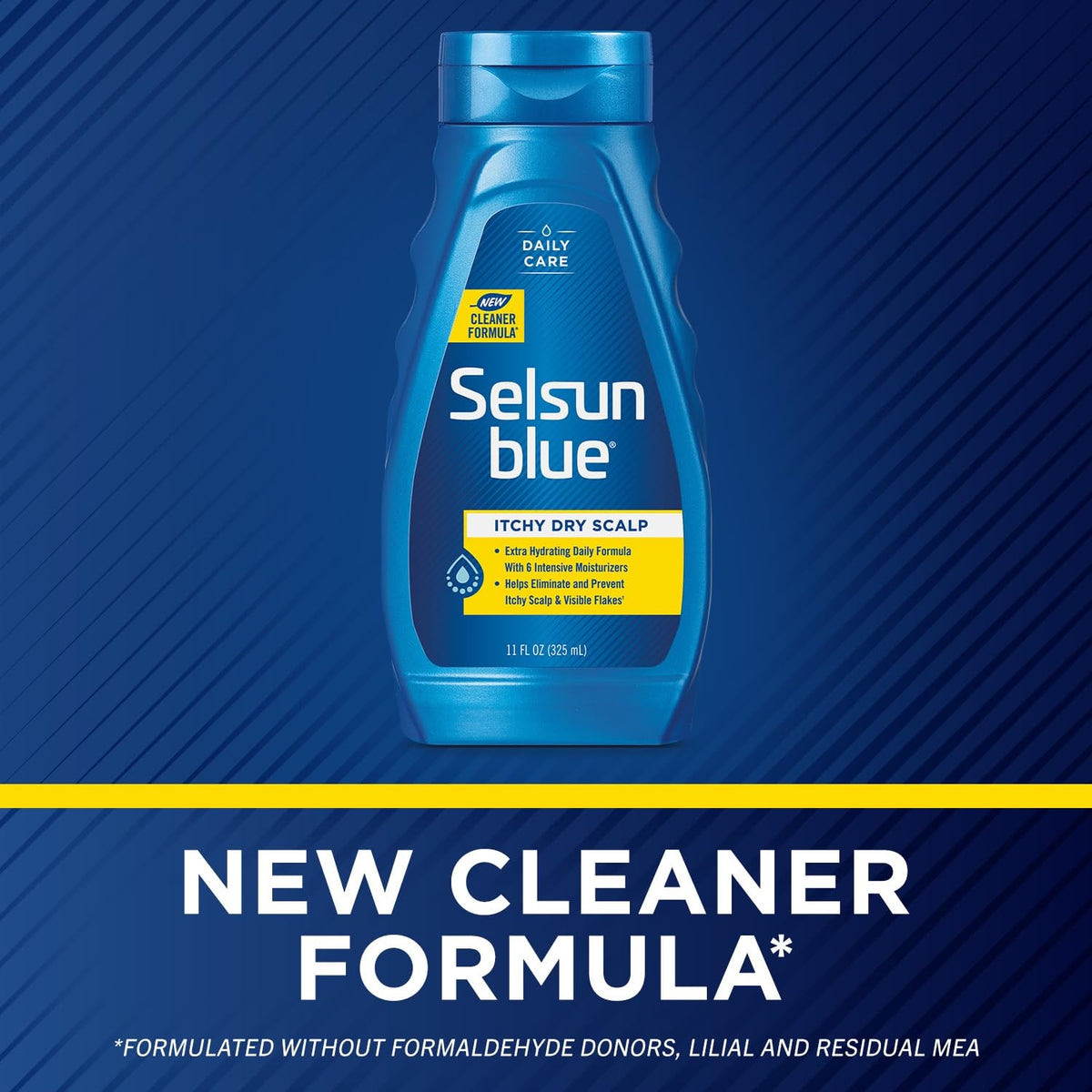 Champú Selsun Azul para Caspa y Picazón en el Cuero Cabelludo Seco