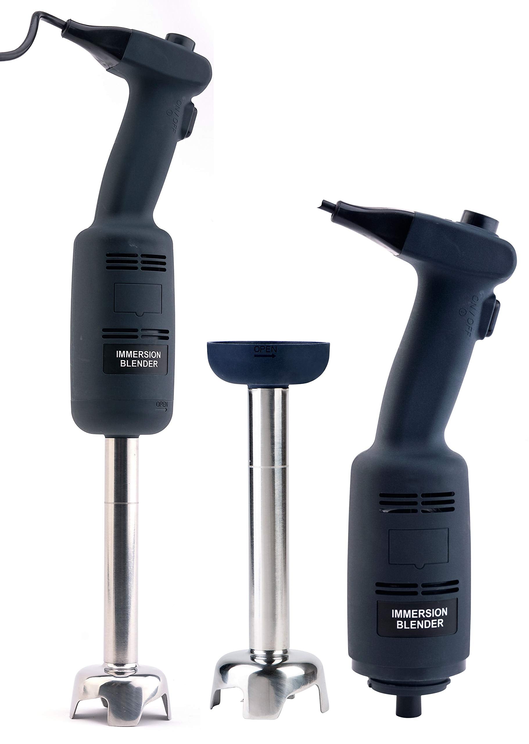 Li Bai - Mezclador de inmersión eléctrico grande Stix de mano con velocidad variable, 220 W de potencia con capacidad de 6 galones, incluye eje de acero inoxidable y cuchilla