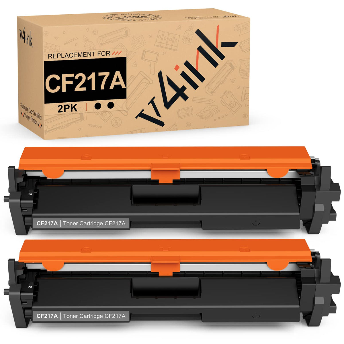 Cartucho de Tóner V4INK Negro Compatible con HP Pro MFP M130 y M102