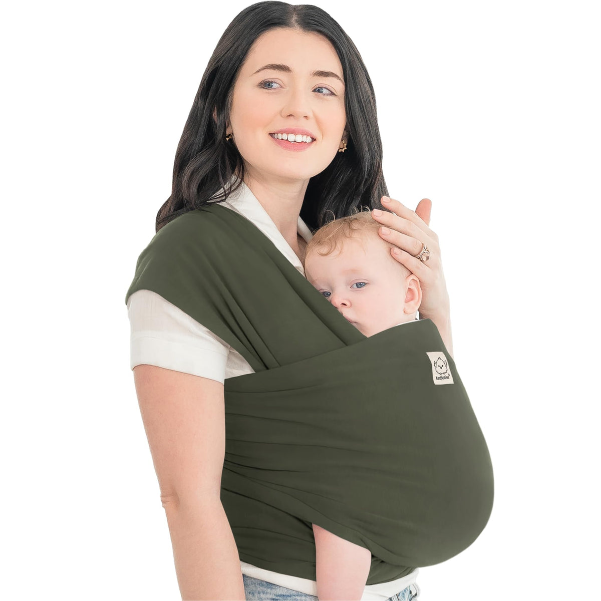 KeaBabies - Portabebés Original Todo en 1 para Bebés Recién Nacidos a Niños, Fácil de Llevar, Unión Manos Libres, Envoltura Ligera y Transpirable para (bosque)