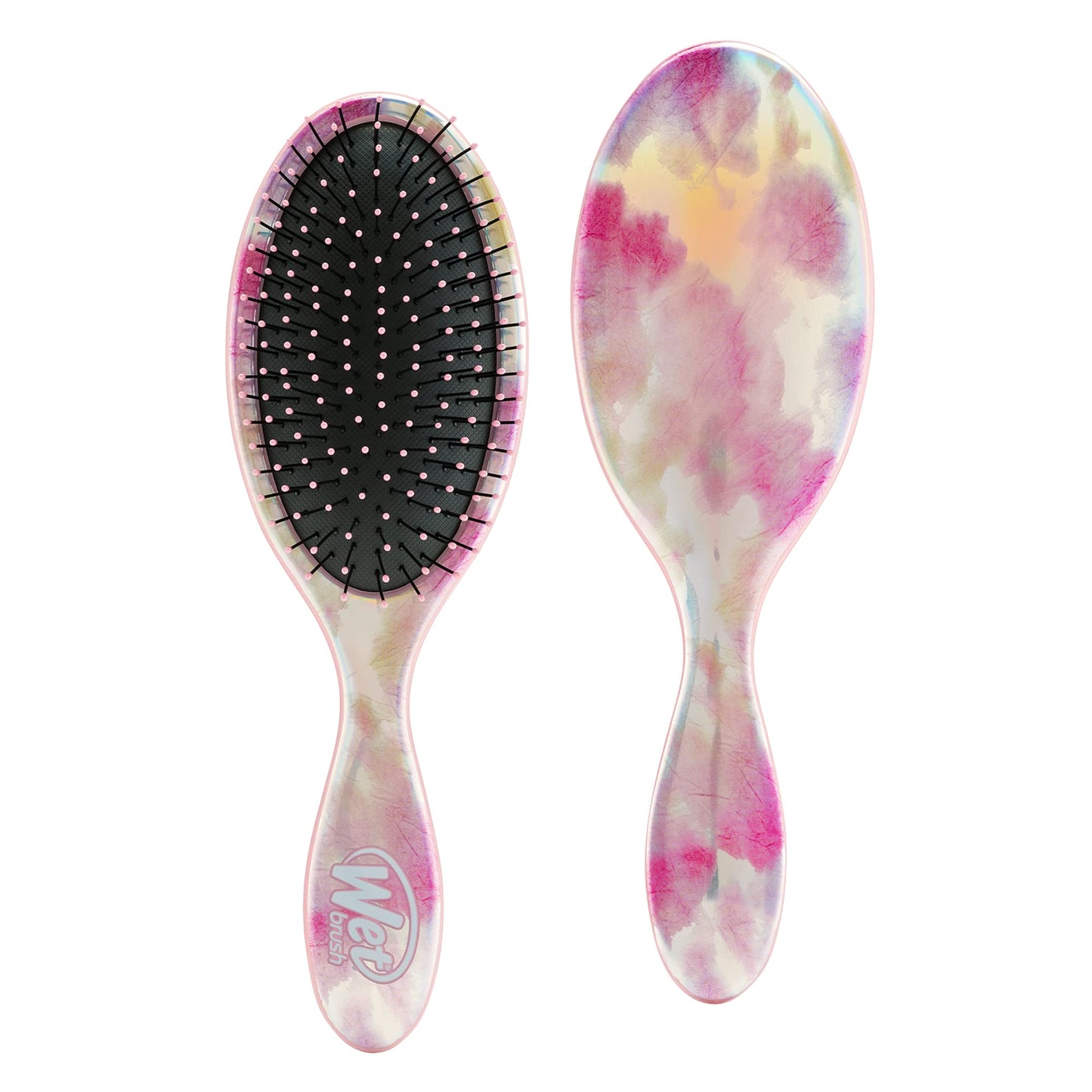 Wet Brush Cepillo desenredante original, teñido anudado, rubor, todo tipo de cabello, cerdas IntelliFlex ultra suaves que se deslizan a través de enredos con facilidad, peine sin dolor para hombres, mujeres, niños y niñas