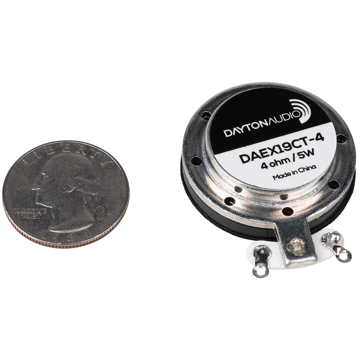 Excitador Dayton Audio Tipo de Moneda 19mm Ventilado 5W 4 Ohm