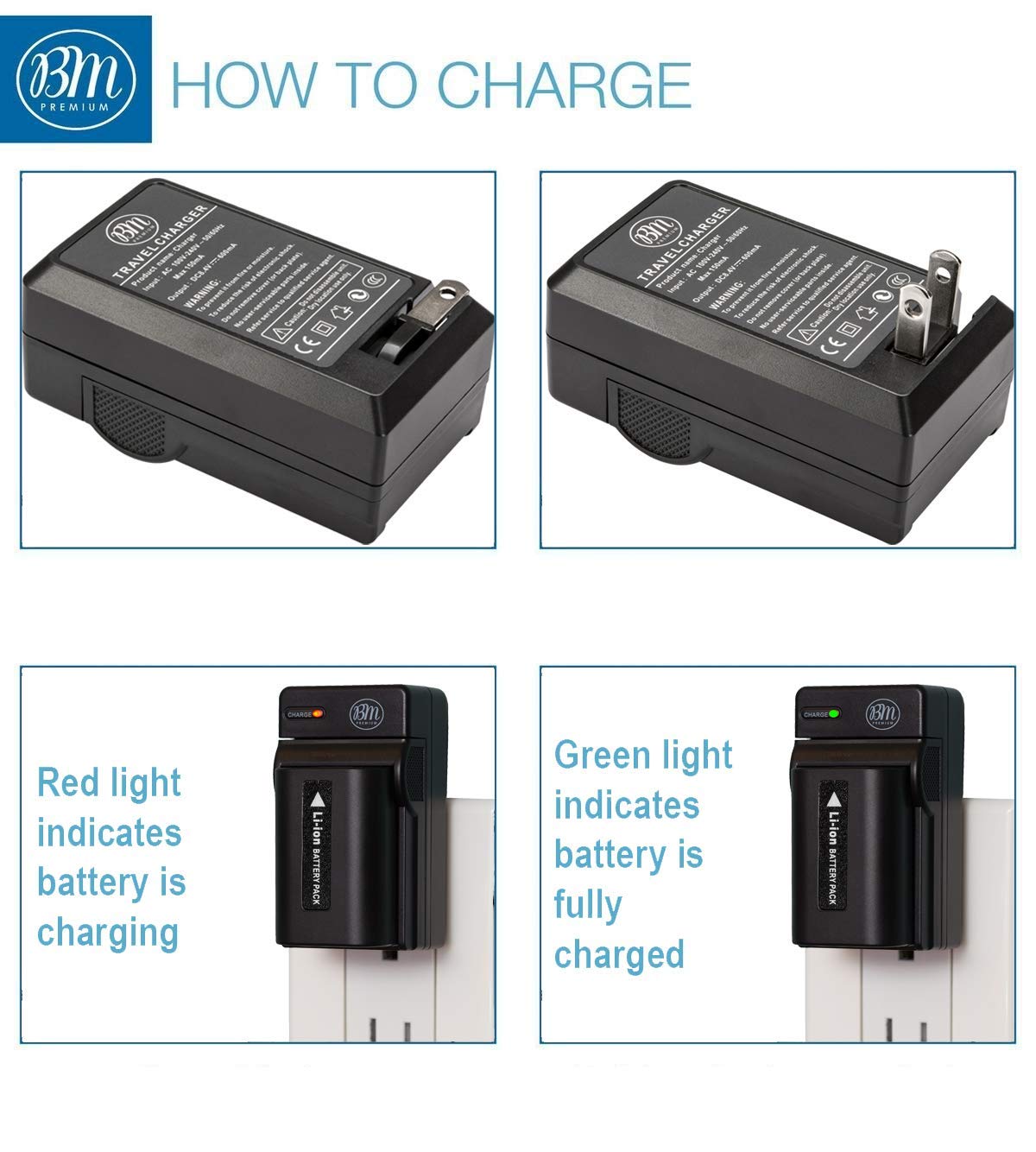 Big Mike's Electronics BM-NPFV70K3-3 Auto Battery Charger Negro - Cargador (Ión de Litio, NP-FV70, 2540 mAh, 7.2 V, Negro, Cargador de batería automático)
