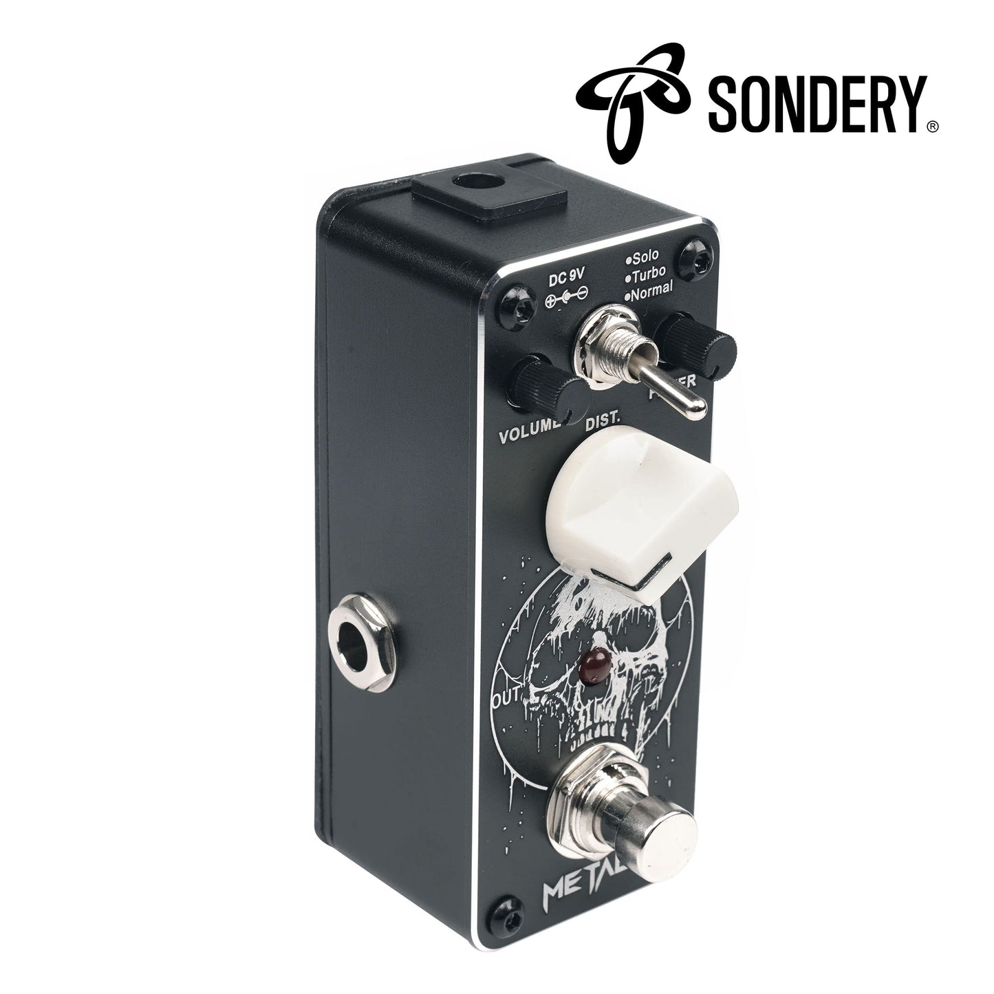 Pedal de Distorsión de Metal Sondery Gama Amplia Efecto Clásico para Guitarras Eléctricas