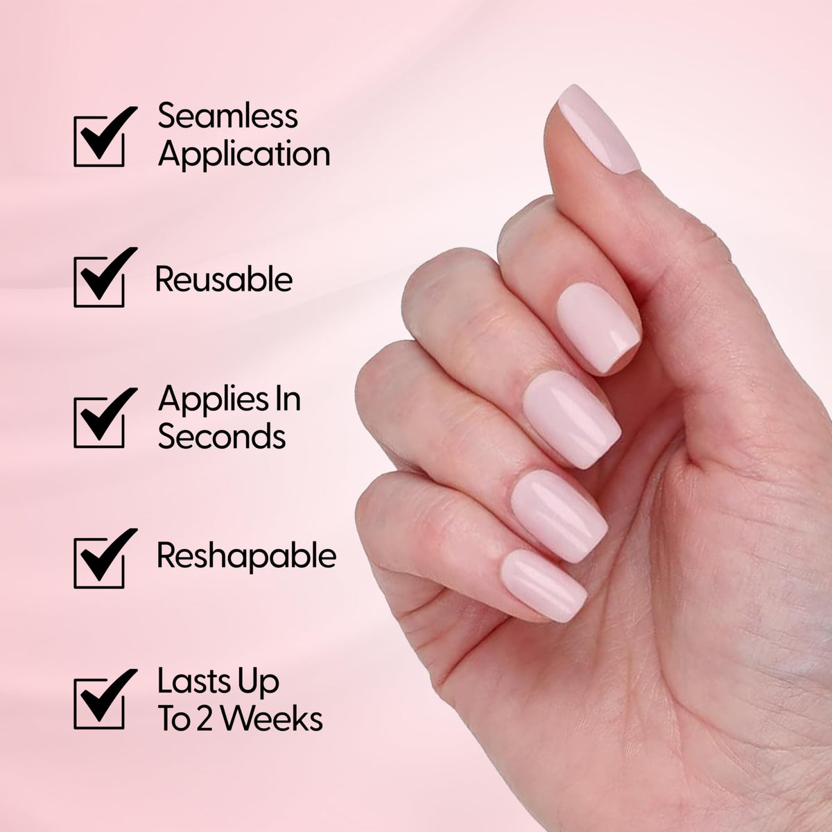 ORLY Press On Nails | Almond, Square, French Tip, Short, Long Designs (Kiss the Bride (Short Soft Square))