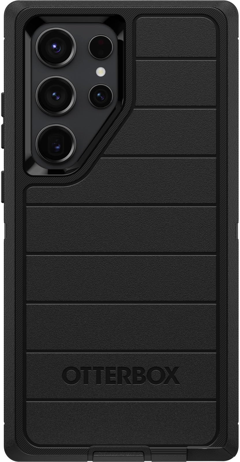 Funda Defender OtterBox Galaxy S23 Ultra Negro Resistente y Duradero con Protección de Puerto y Defensa Microbiana