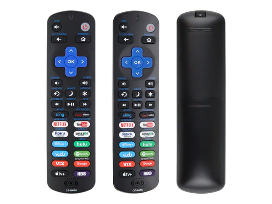 CONTROL EXPERT Control Remoto Compatible para Pantalla con ROKU Integrado, TCL, HISENSE, ATVIO, ONN, Sharp, Philips, LG, JVC, Insignia, Compatible con Aparatos, Premiere Y Express