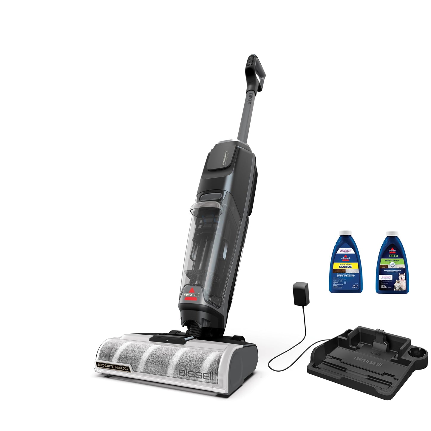 Bissell CrossWave OmniForce Edge - Limpiador de Suelos multisuperficie, Negro y Gris