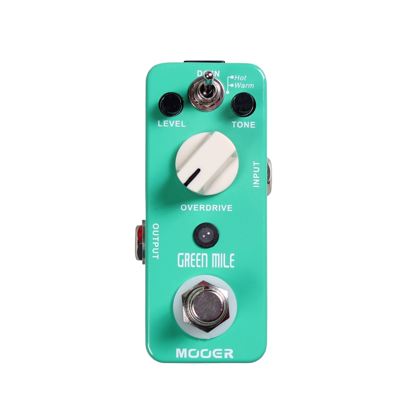 Pedal de Sobremarcha MOOER Verde Sonido Natural para Guitarra Eléctrica
