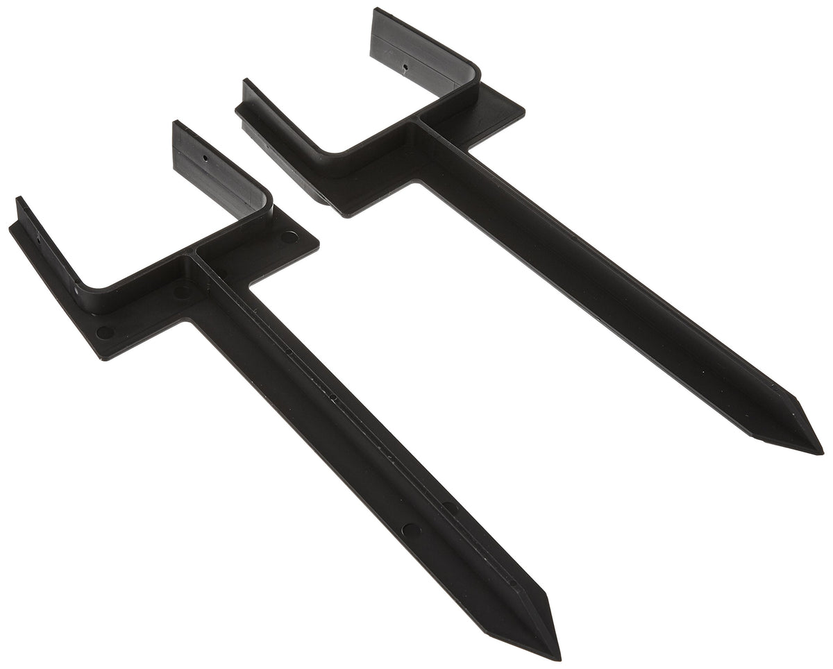 AMERIMAX HOME PRODUCTS 85210 - Ancla de bajante de boquilla, paquete de 2, sin tamaño, gris, blanco