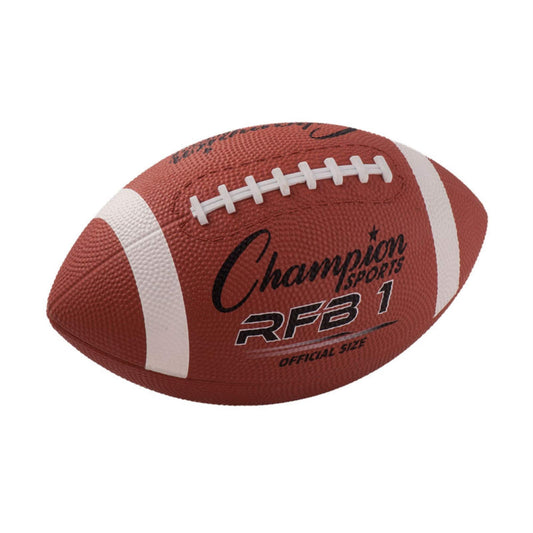 Champion Sports Fútbol de Goma (tamaño Oficial), café, 11.5 (RFB1)