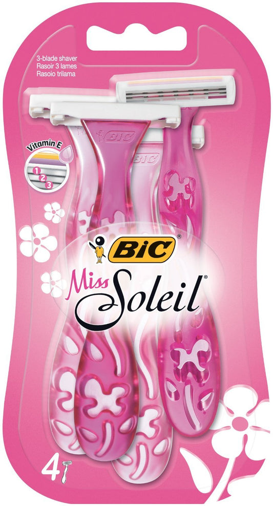 Set de Afeitadoras BIC Lady Soleil Rosa 3 Hojas para Mujer