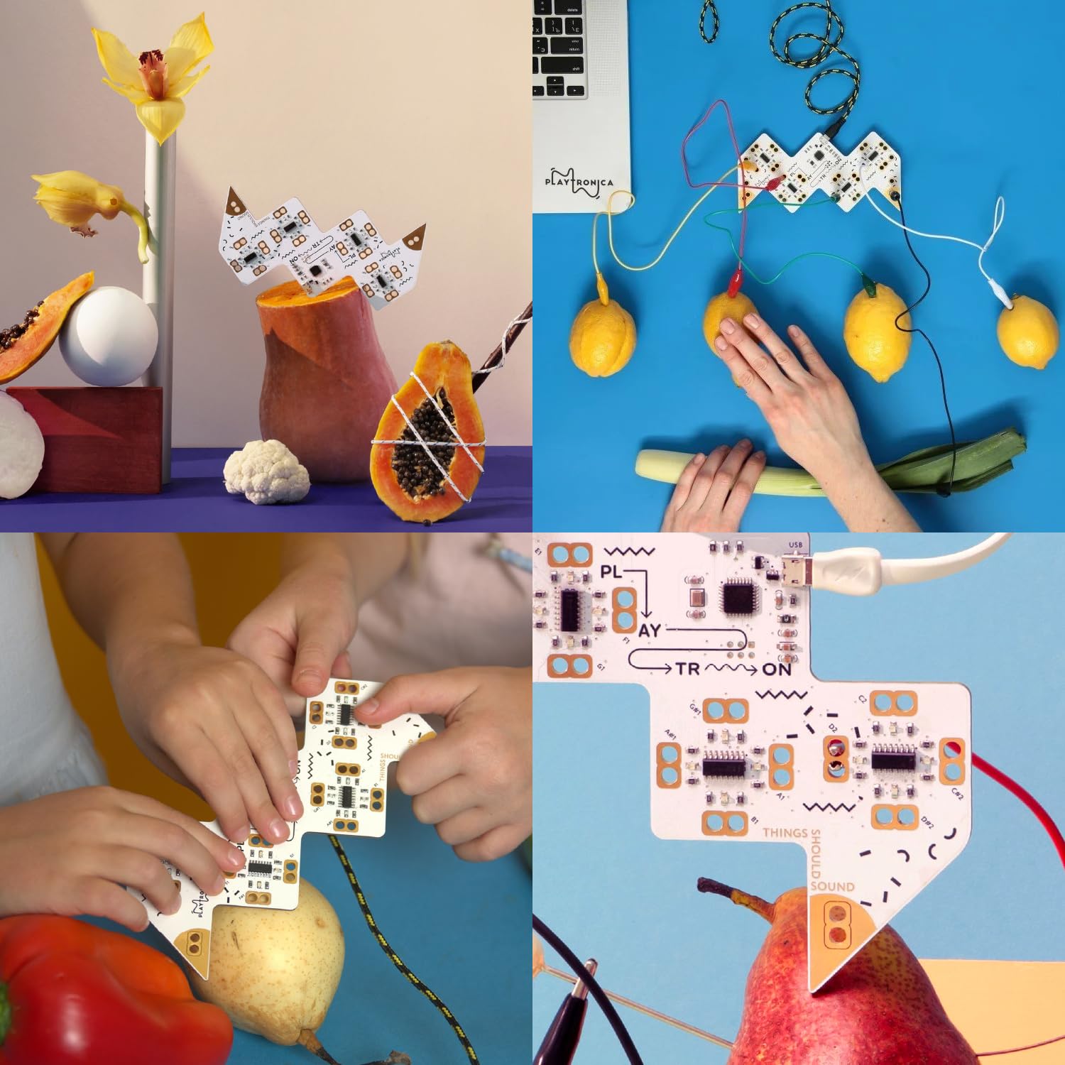 driver MIDI Playtron, conecta hasta 16 objetos conductivos y convierte todo, de fruta a metal en un instrumento musical Soundbrenner