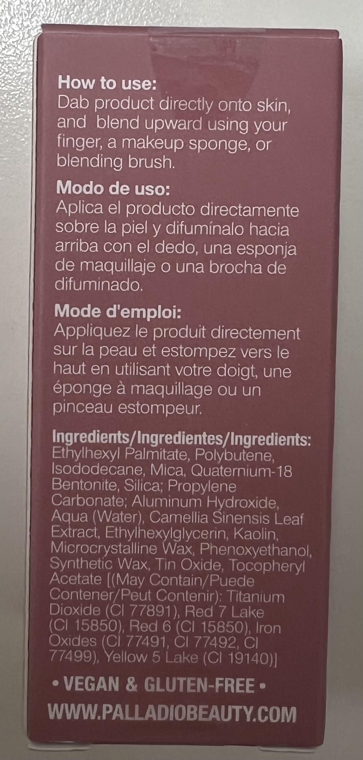 Palladio Rubor Líquido para Mejillas y Labios 2 en 1 Maquillaje, Rubor Facial, Fórmula Liviana en Crema, Resistente a Manchas, Rubor Pigmentado de Larga Duración, Acabado Radiante, Dusty Rose