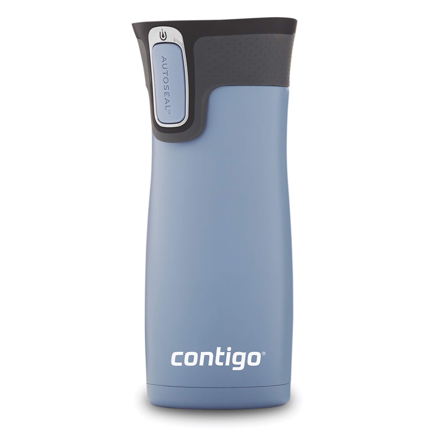 Contigo 2063326 West Loop Vaso para viaje, autosellado, sellado al vacío, acero inoxidable, Earl Grey, 16 onzas, 1