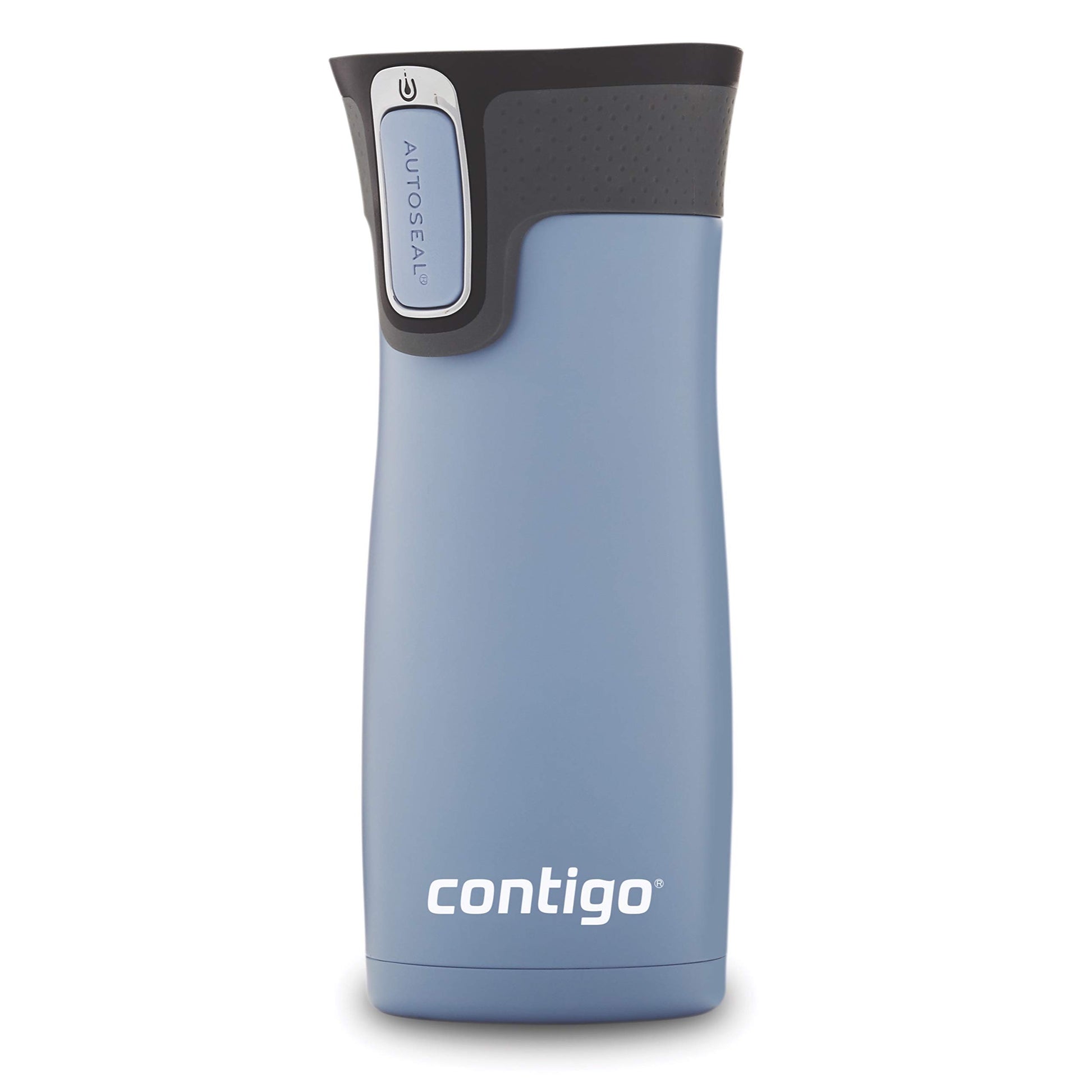 Contigo 2063326 West Loop Vaso para viaje, autosellado, sellado al vacío, acero inoxidable, Earl Grey, 16 onzas, 1