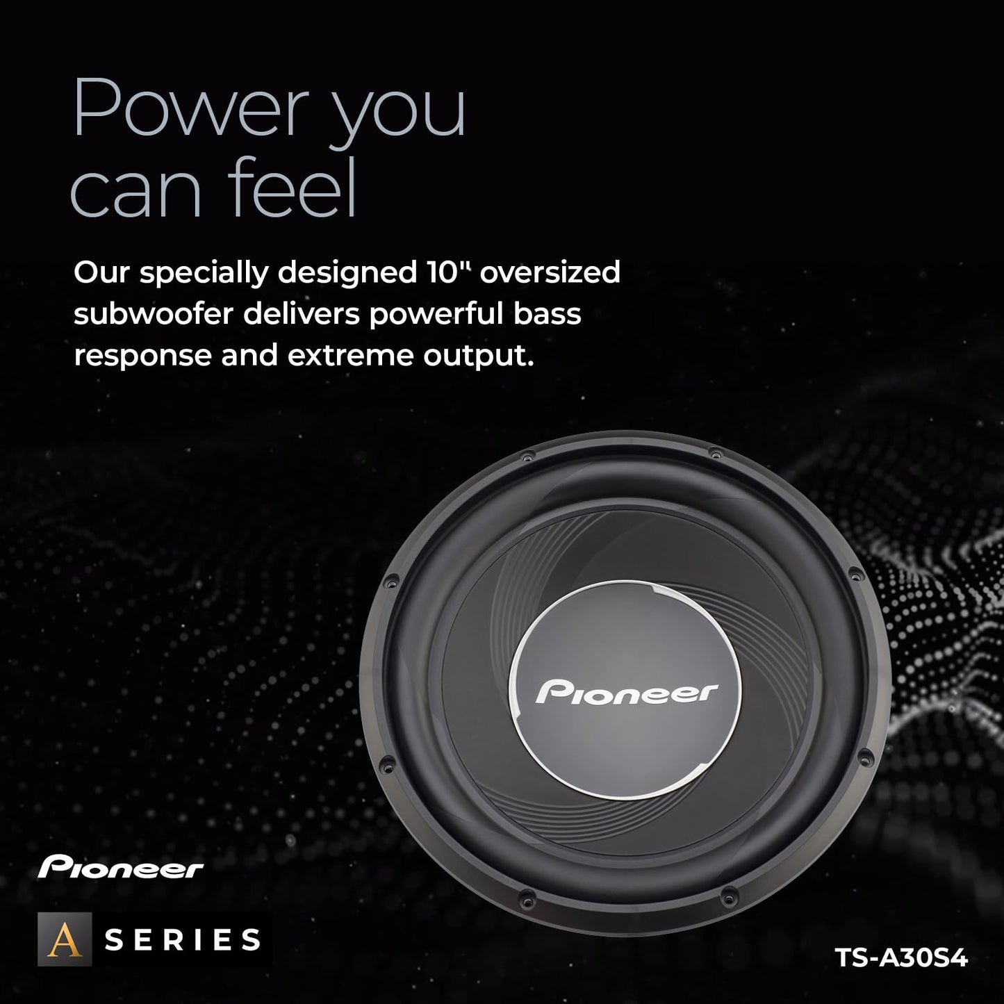 Pioneer Subwoofer Componente A-Series 30cm 12puLG 1400w