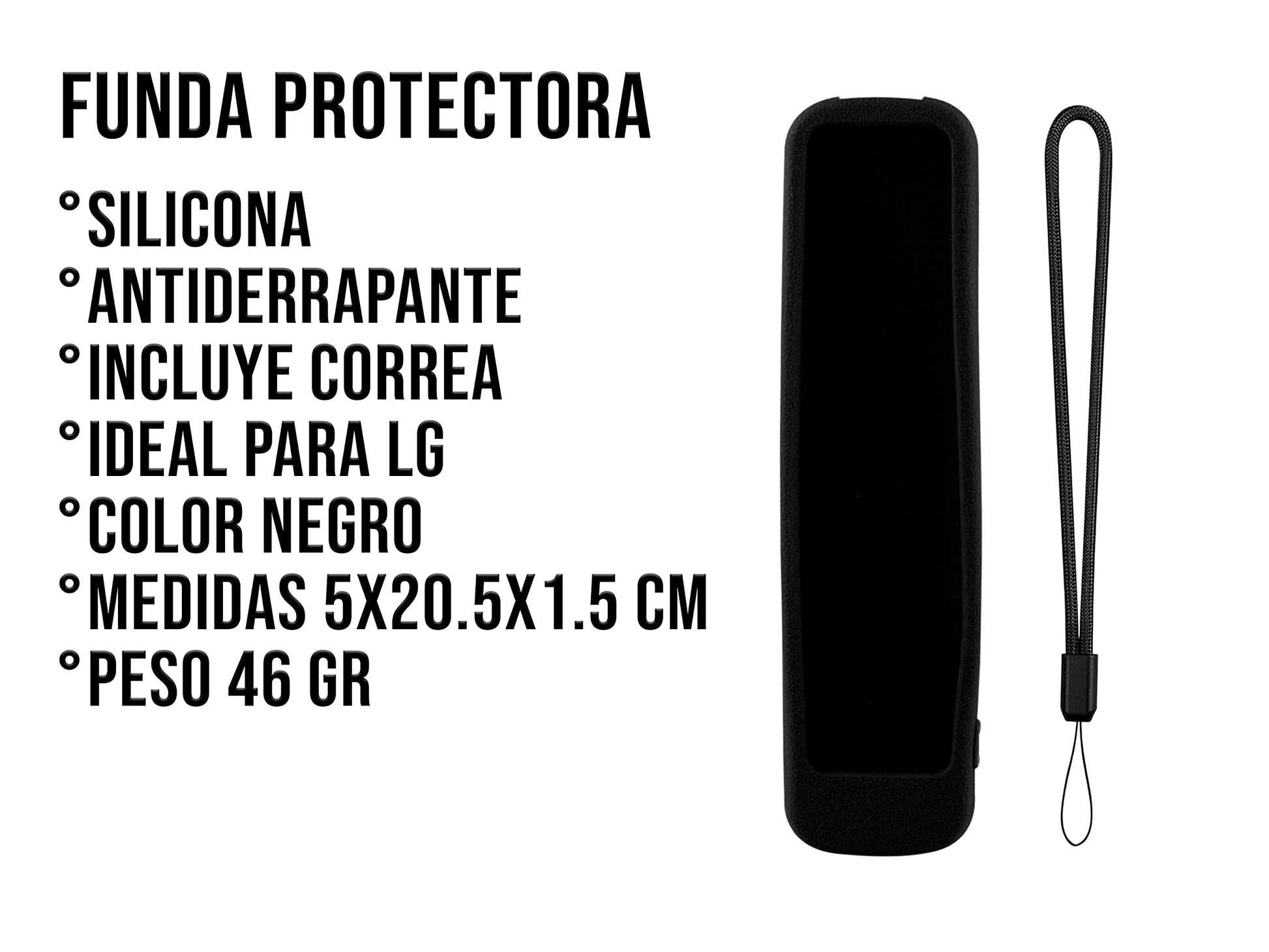 CONTROL EXPERT Funda para Control Hisense Sharp EN2A27 Case Protector Smart TV