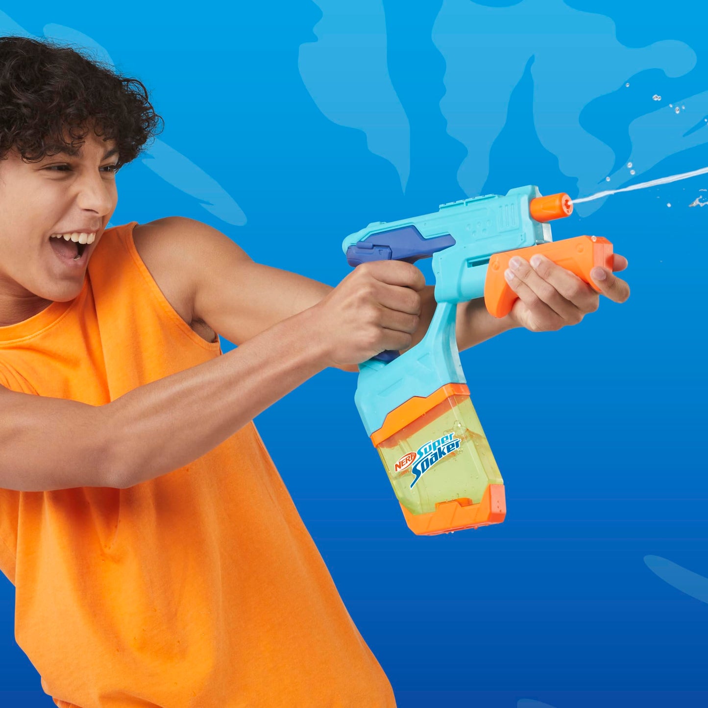 NERF Hasbro Super Soaker Pack Doble Dunk-Fill - Set de 2 lanzadores de Agua fáciles de llenar con Tanques de 300 ml - Juegos de Agua para niños y niñas