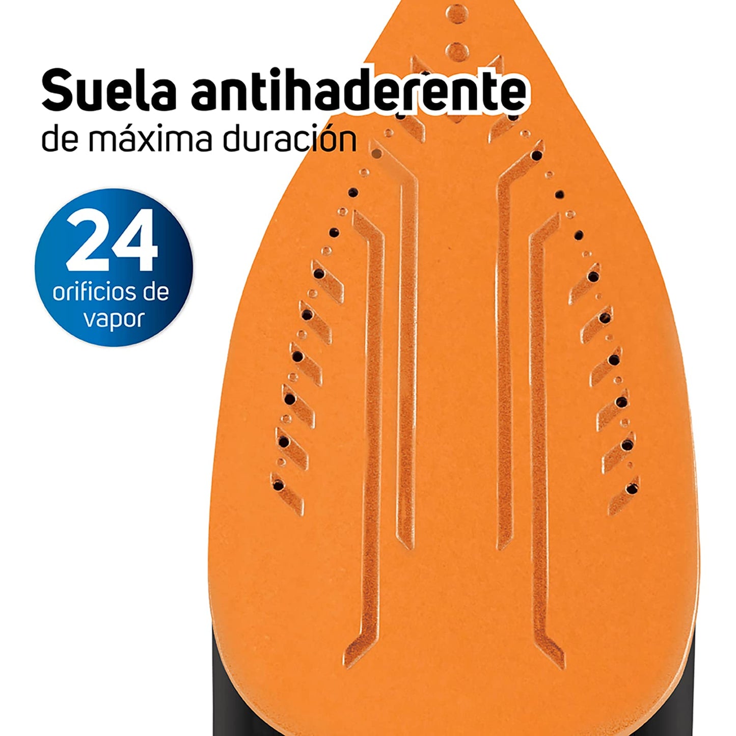 Plancha de Vapor Taurus Penelope Anti enredos Compacta con Suela Antiadherente y Control de Temperatura