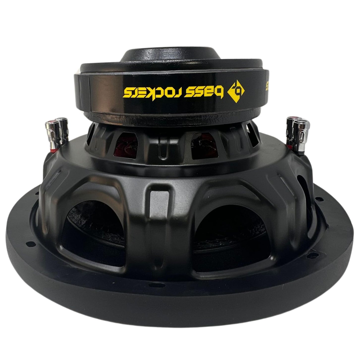 Bass Rockers BR104LP Subwoofer dual de 4 OHM de 10 pulgadas | Altavoz subwoofer de audio de alta potencia de 1800 vatios | graves profundos, alto rendimiento, sistema de sonido automotriz, alta
