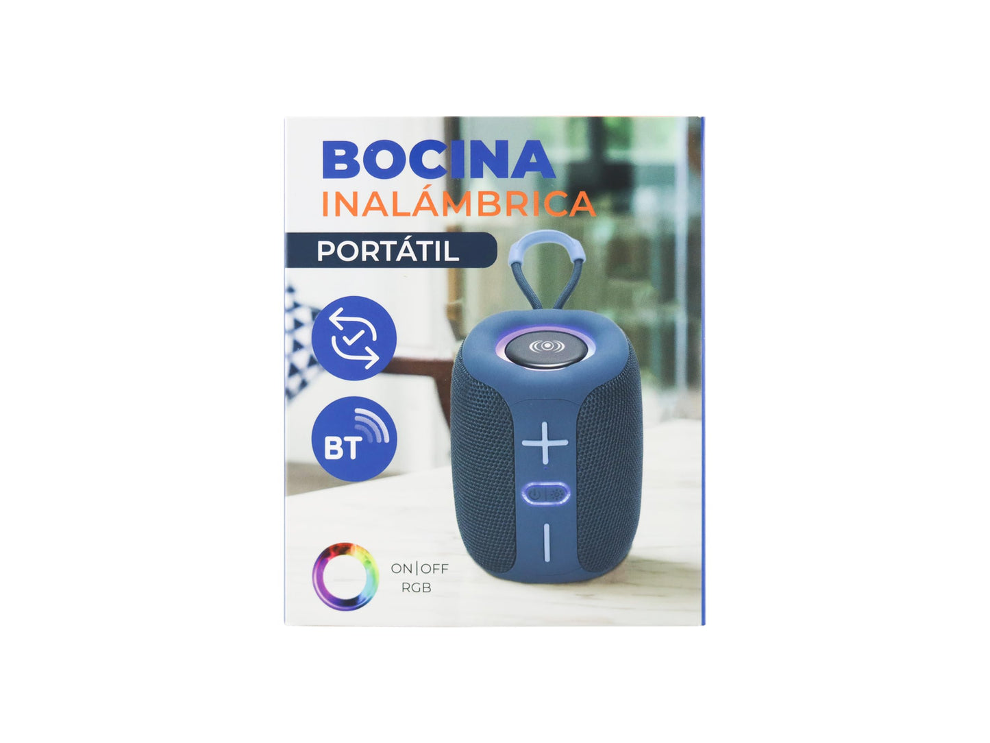 CONTROL EXPERT Bocina Bluetooth 8W Mini Bocina Portatil con Función Radio FM/USB/TF, Compatible con Phone, Tablet, Computadores, Ideal para Viajar y Campear (Gris)