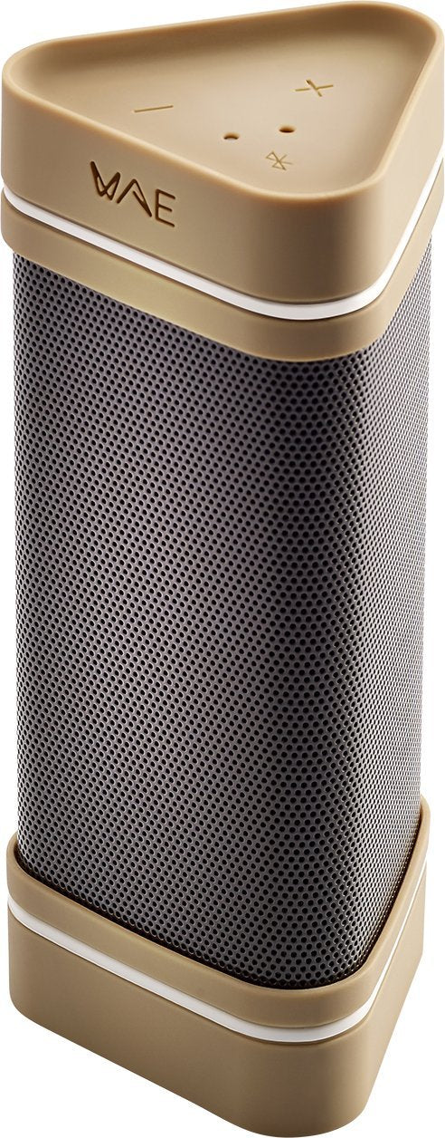 Altavoz Bluetooth Hercules WAE Antracita y Camel Claro con Soportes