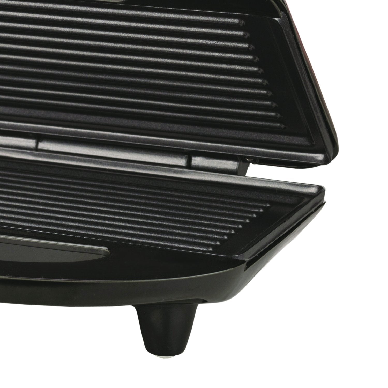 Brentwood Panini Prensa y Sandwichera antiadherente, 9.7 x 9.7 x 9.5 cm, negro
