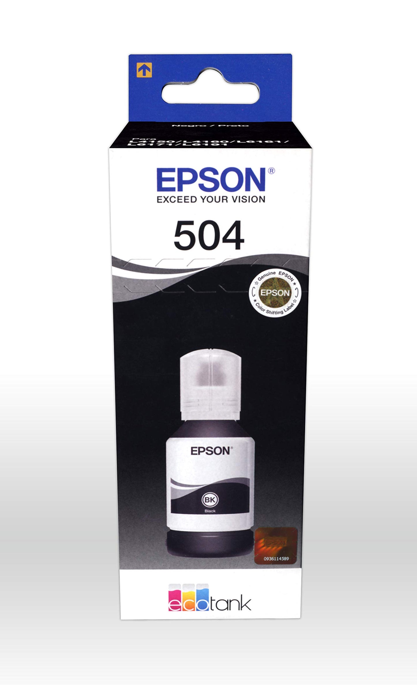 Botella de Tinta Epson Ecofit Negro T504