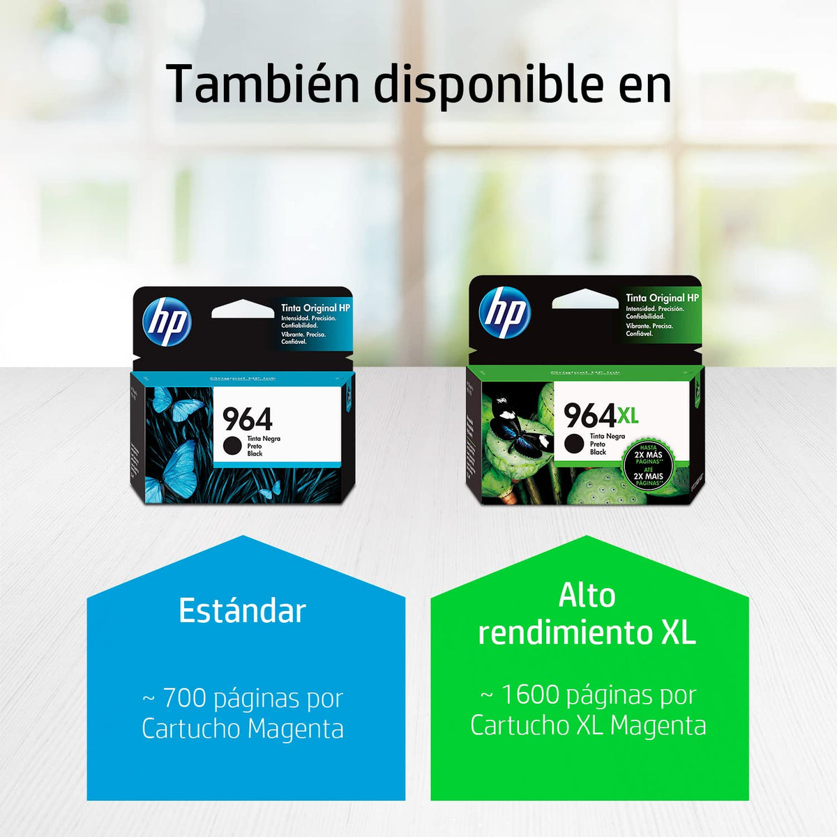 Cartucho de Tinta HP 964XL Negro Original