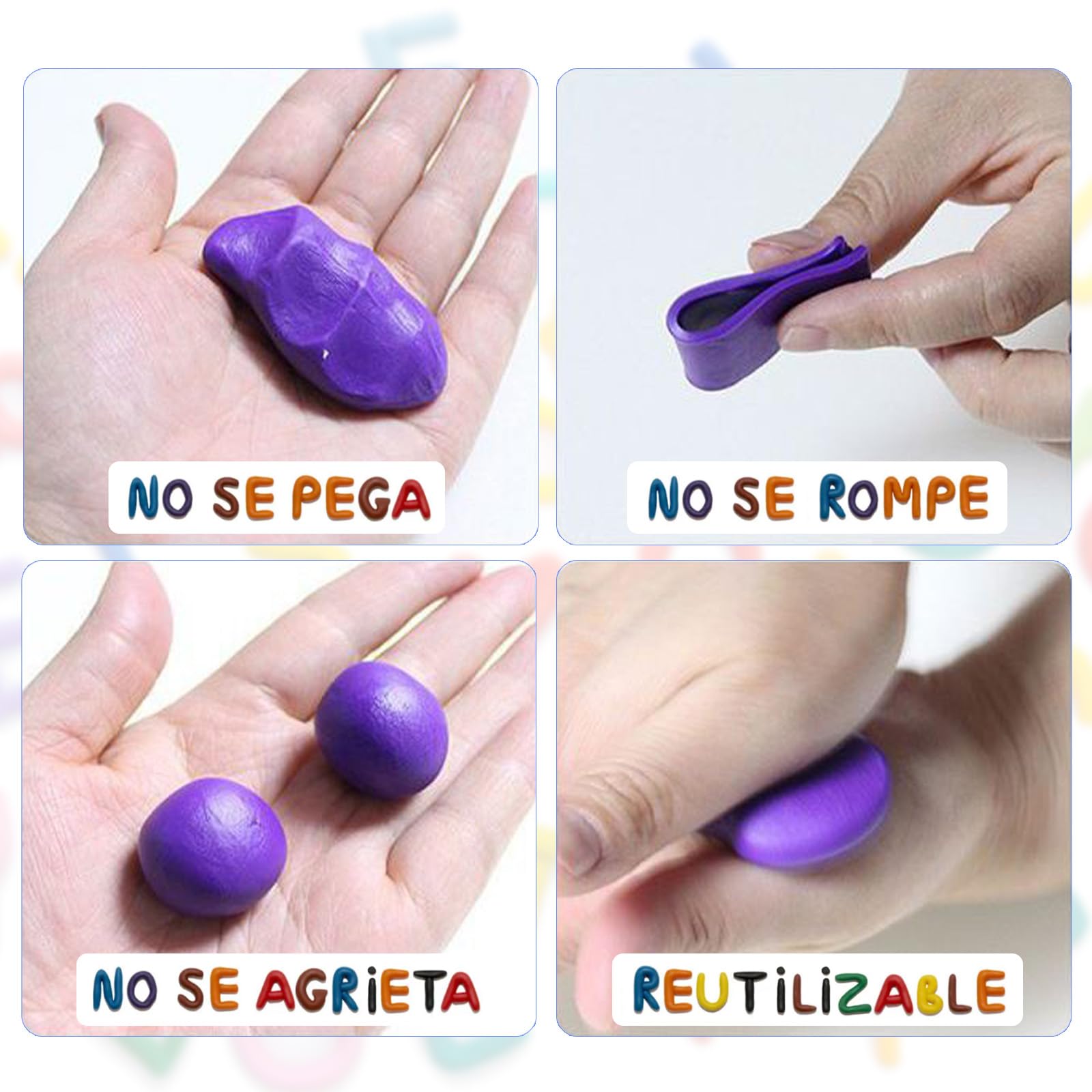 Kit de Arcilla para Modelar al Aire de 104 Piezas, Incluye 50 Colores de Arcilla para Modelar, 5 Herramientas de Escultura, 49 Accesorios de Arcilla y Cajas, Juego de Inicio de Arcilla Horneada, Seguro y No Tóxico