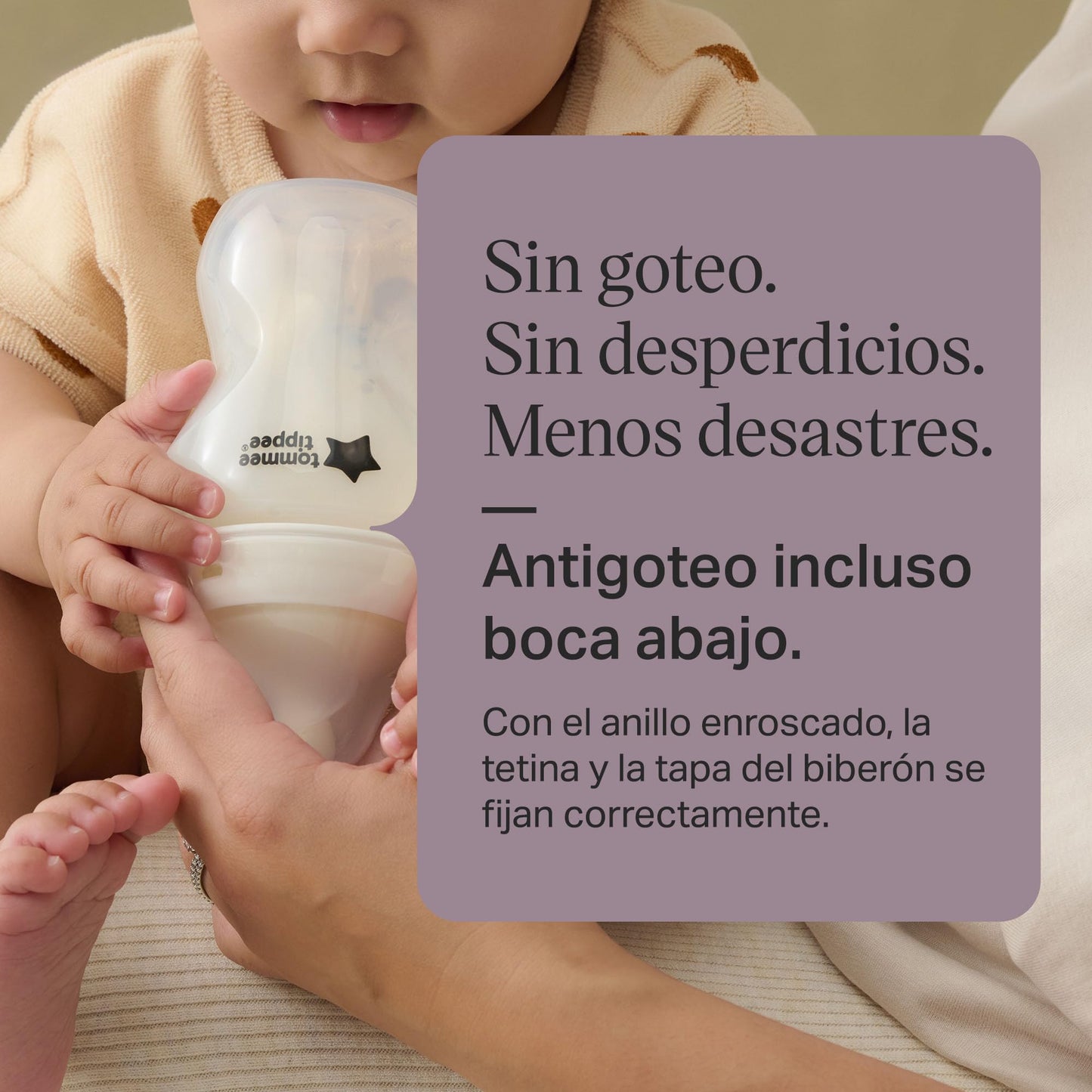 Tetinas Tommee Tippee Closer to Nature Flujo Moderado 2 Piezas