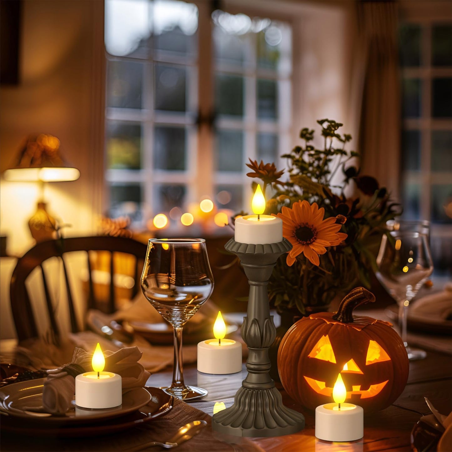 Velas Recargables Yme Blancas con Control Remoto para Decoración del Hogar