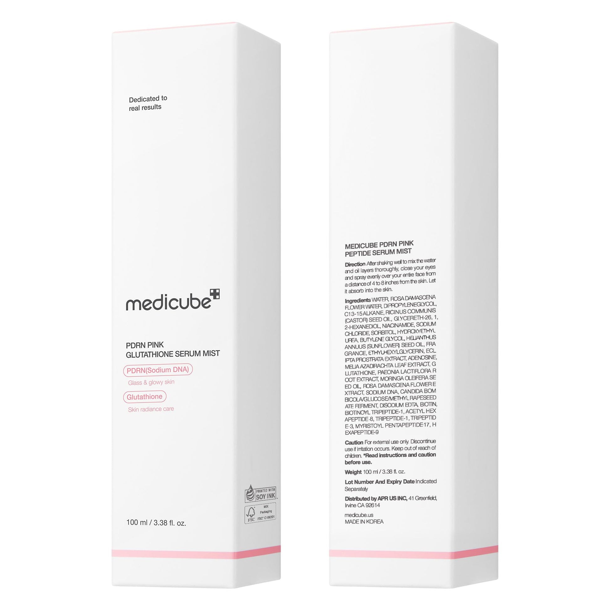 PDRN Pink Glutathione Serum Mist