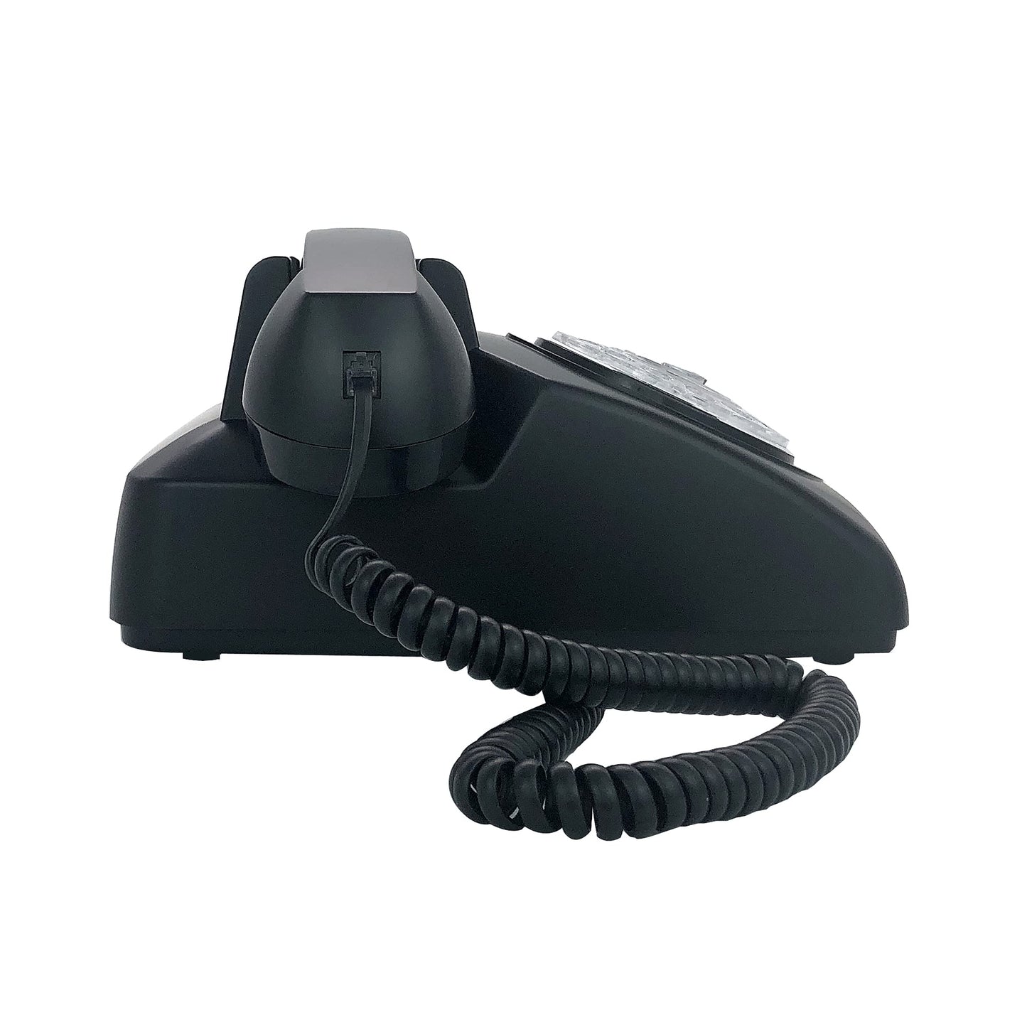 TelPal - Teléfono retro de una sola línea con cable de computadora, esfera giratoria clásica, estilo clásico, manos libres, teléfono fijo para el hogar/oficina/hotel, teléfonos antiguos para personas